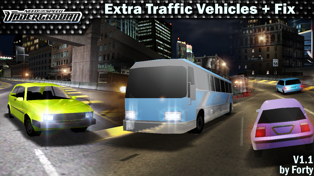 Need For Speed Underground Extra Traffic Vehicles for NFSU + Fix