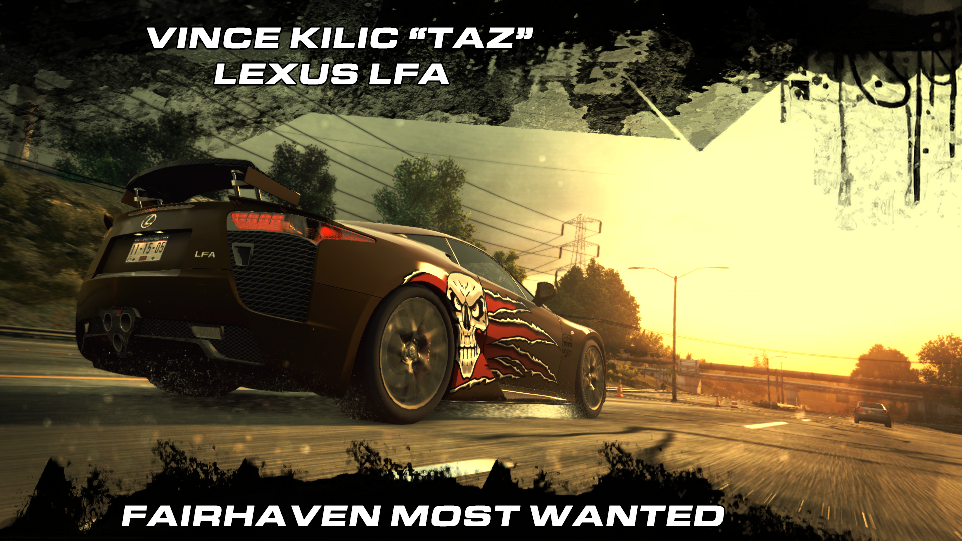 Need For Speed Most Wanted 2012 Lexus Vince Kilic "Taz" LFA