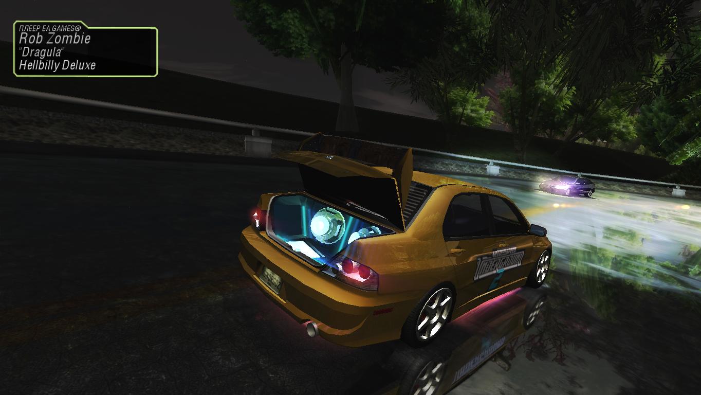 Need For Speed Underground 2 Mitsubishi EVO08_PROMO_NFSU2_LOGO