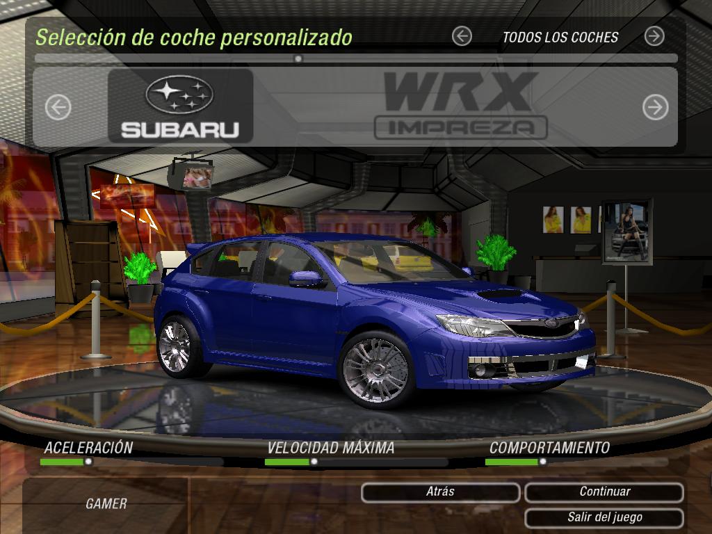 Need For Speed Underground 2 Subaru Impreza Hatchback STI