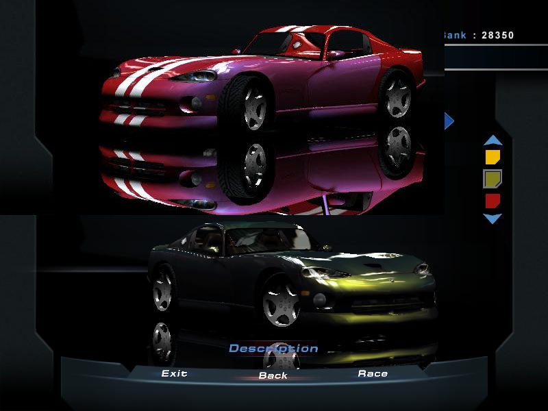 Need For Speed Hot Pursuit 2 Dodge Viper GTS